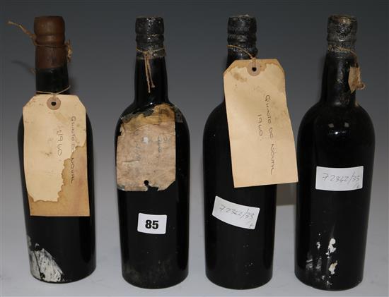 Four bottles of Quinta do Noval 1960 Port